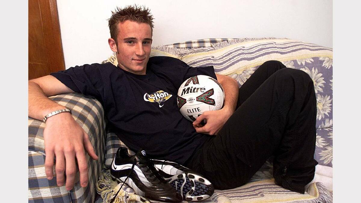 Josh Kennedy before heading off to play for Germany in  2000.
