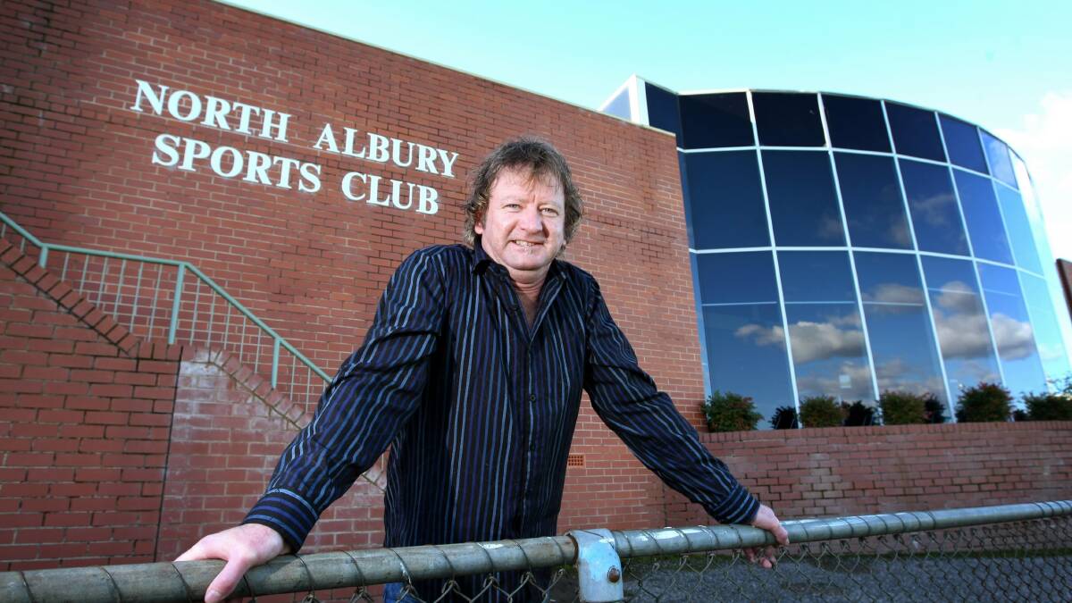 Rob Williams, president of the North Albury Sports Club.