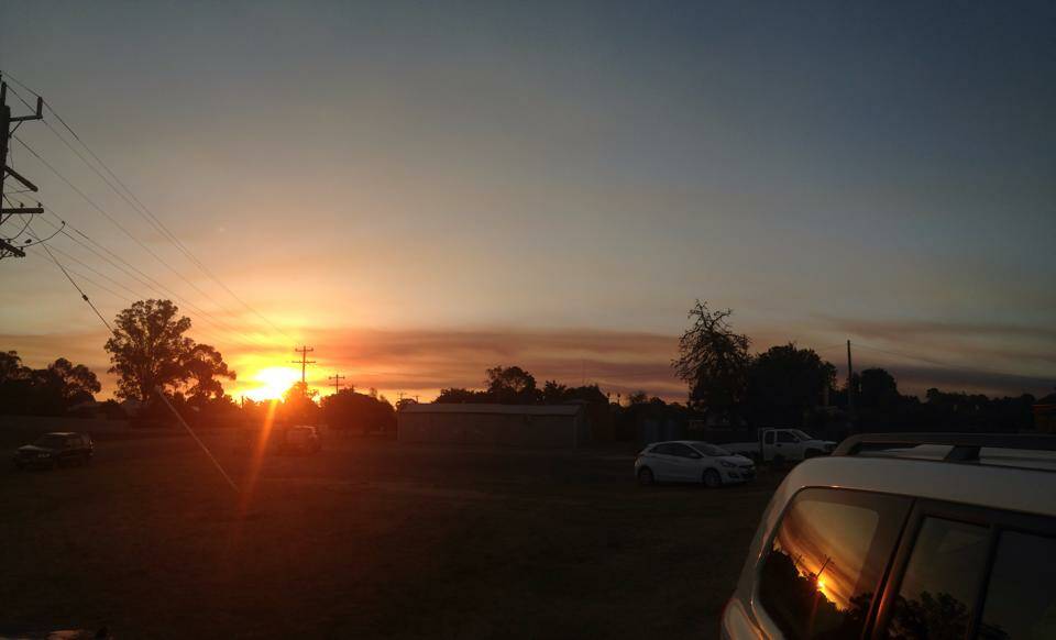 Smokey skies through the sunrise in Chiltern - Kurtis Graham Hickling