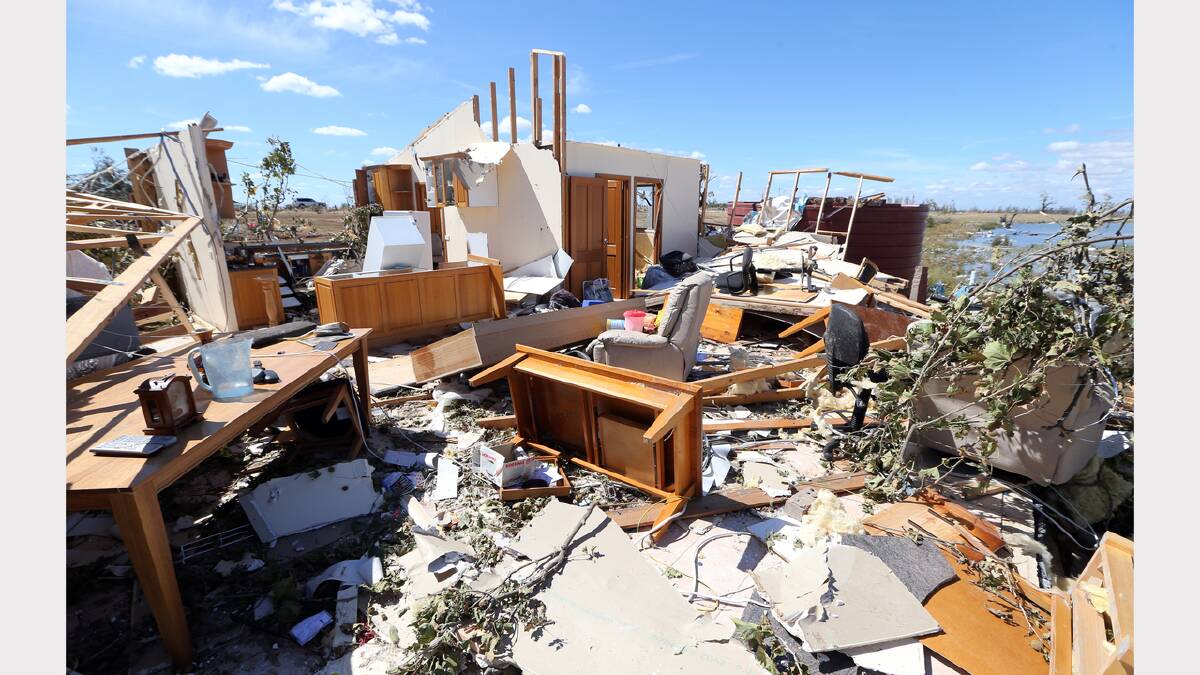 Damage from the Mulwala tornado. March, 2013.