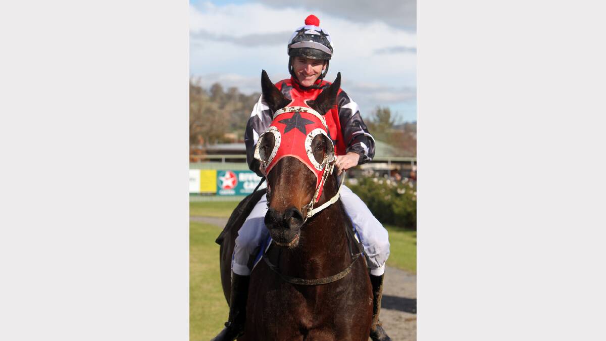 Jockey Simon Miller rode Orthros to victory. Picture: MARK JESSER