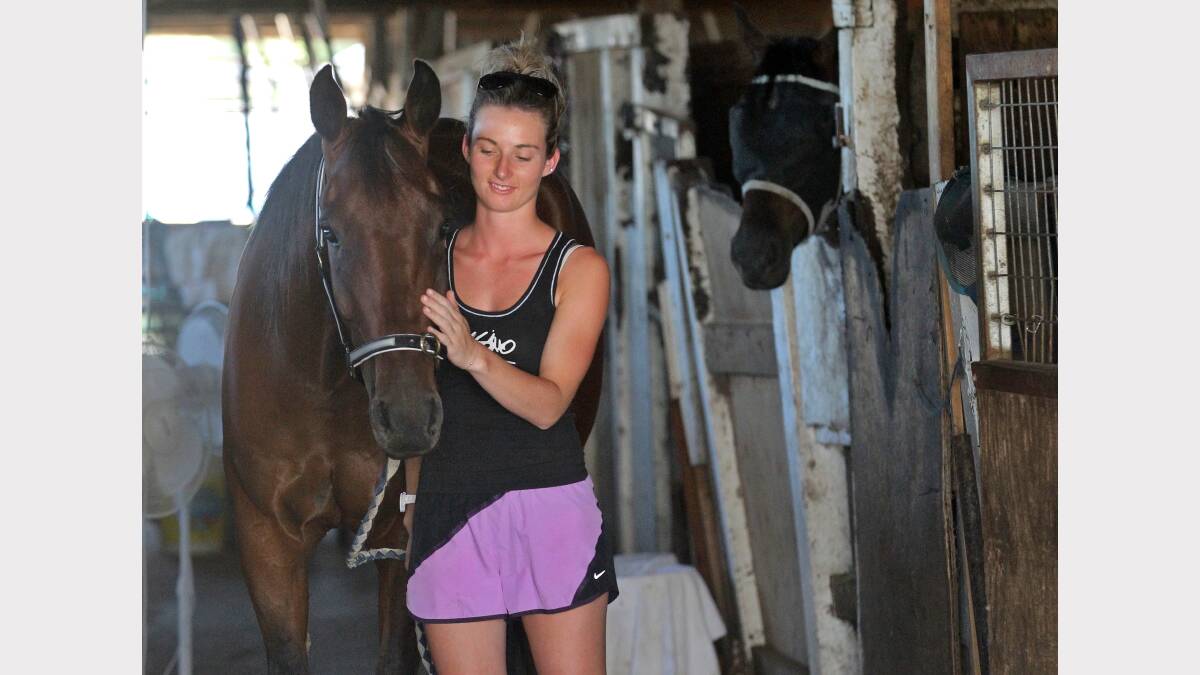  Brooke McPherson with horse Bank of Nova