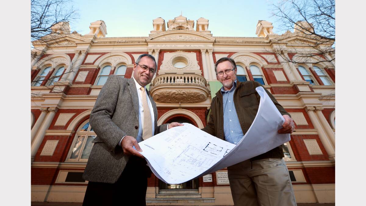 18. Plans for a giant curved wall outside the Albury Art Gallery have been released. Picture: JOHN RUSSELL