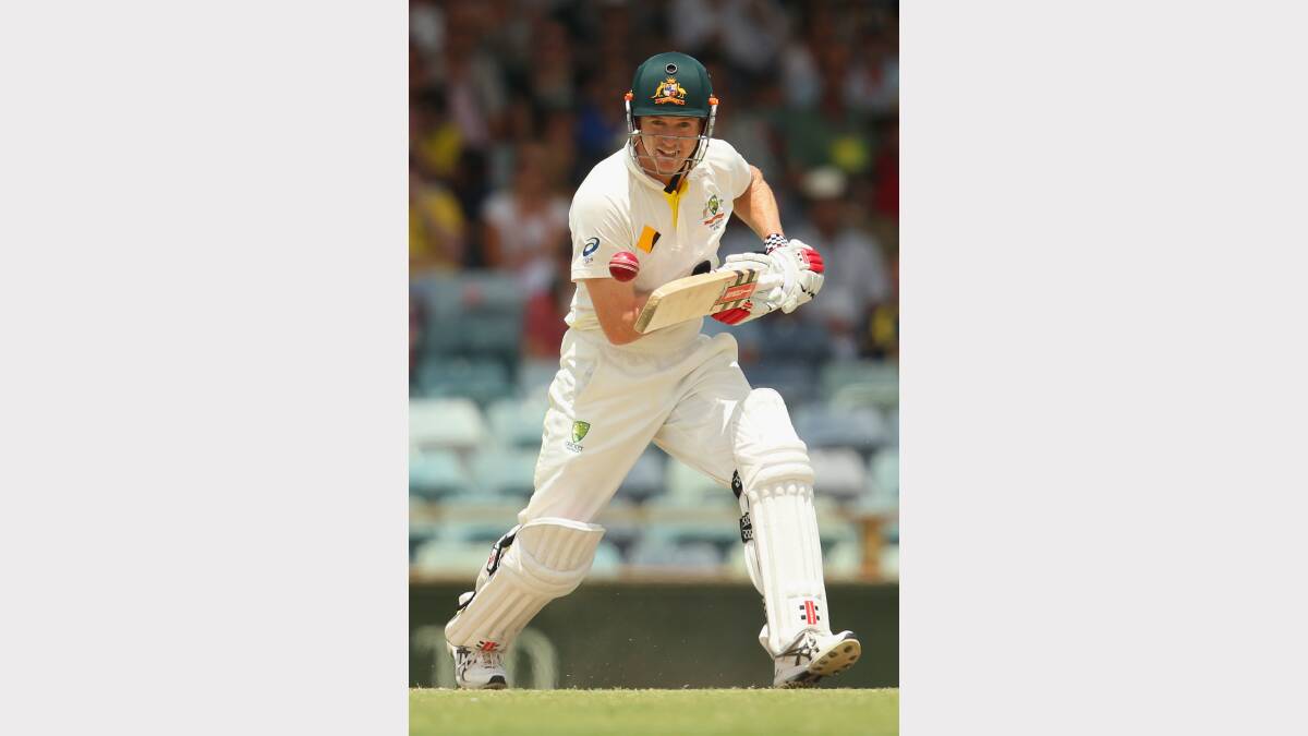 George Bailey of Australia bats. Picture: GETTY IMAGES