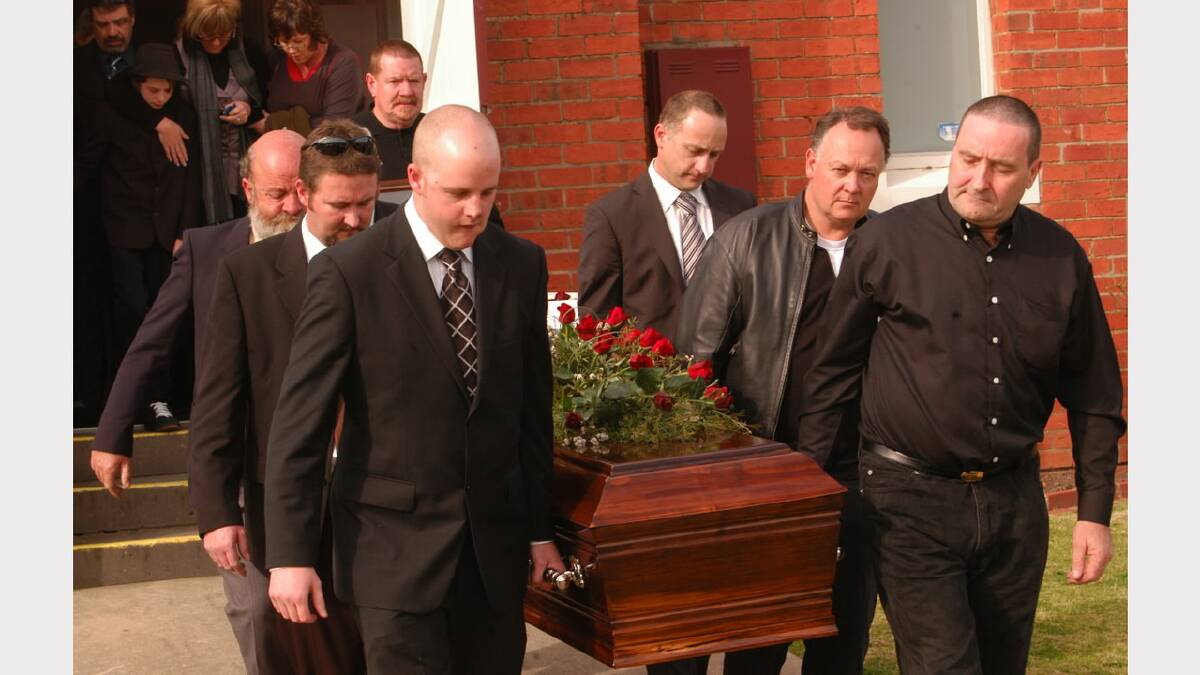 Billy Winter's funeral.