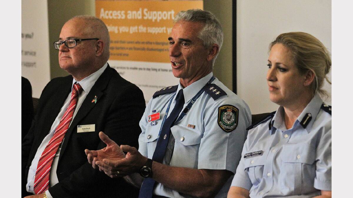 NSW Police David Cottee speaking at the forum. 