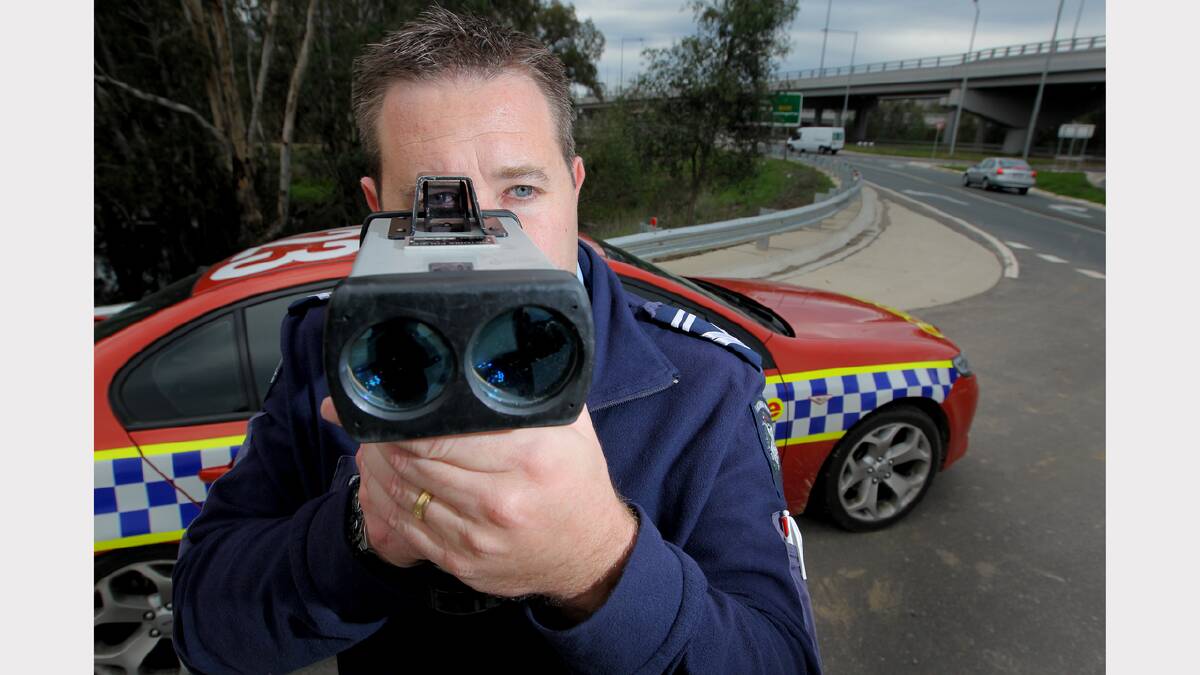 Leading senior constable Glen Allerdice warned of a high police presence over the long weekend. Picture: DAVID THORPE