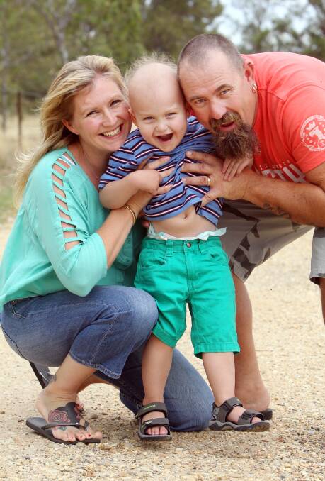 Jack is loving being able to play and laugh with his parents. 