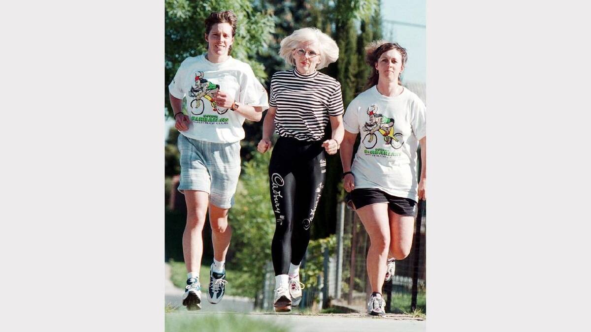 Julie, Nelly van Wyck and Mary Ann running in the Border Mail classic?