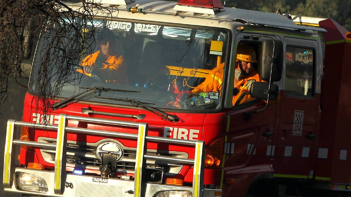 Firies right on the job, police say