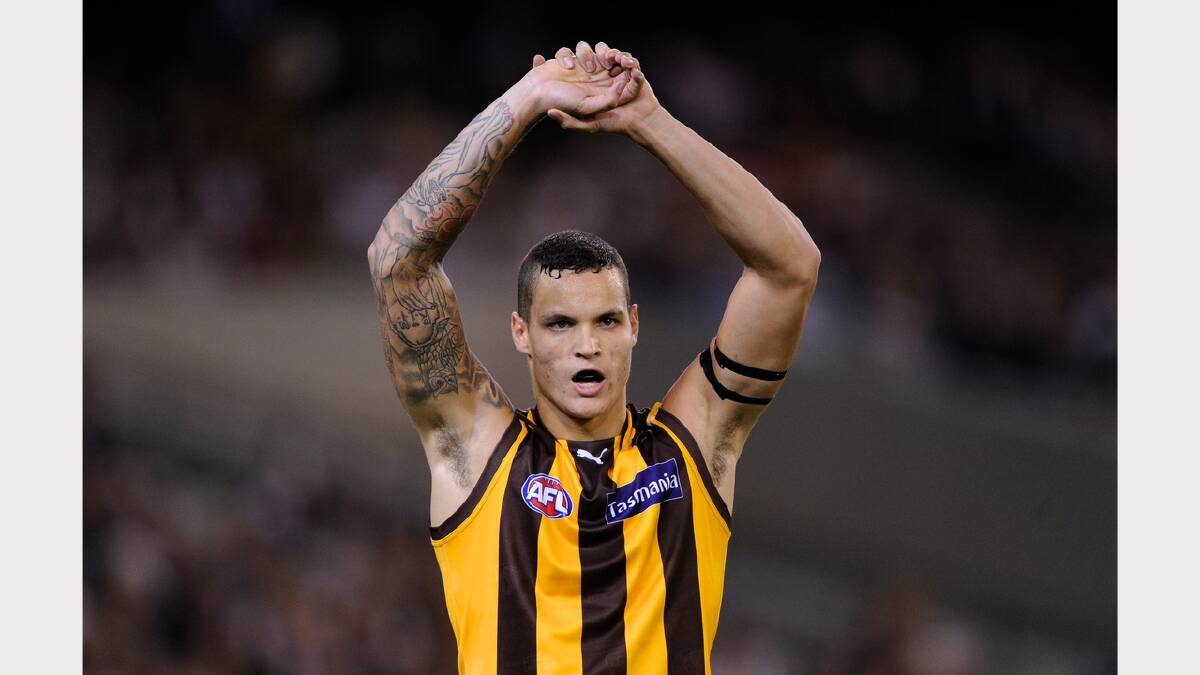 Jarrad Boumann played two games for Hawthorn last year.