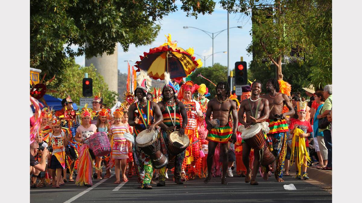 Smithwick raced to the front of the Carnivale Parade in High Street, Wodonga, in March to capture the Asanti dance theatre group. “The colour and the theatre of it caught my eye and made for a really bright and bold picture,” he says.