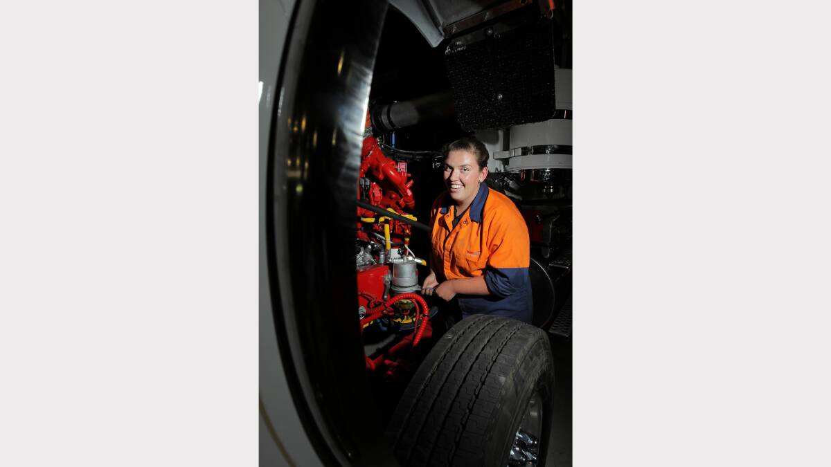 Ezra deferred a university degree to take on an apprenticeship as a diesel mechanic. 