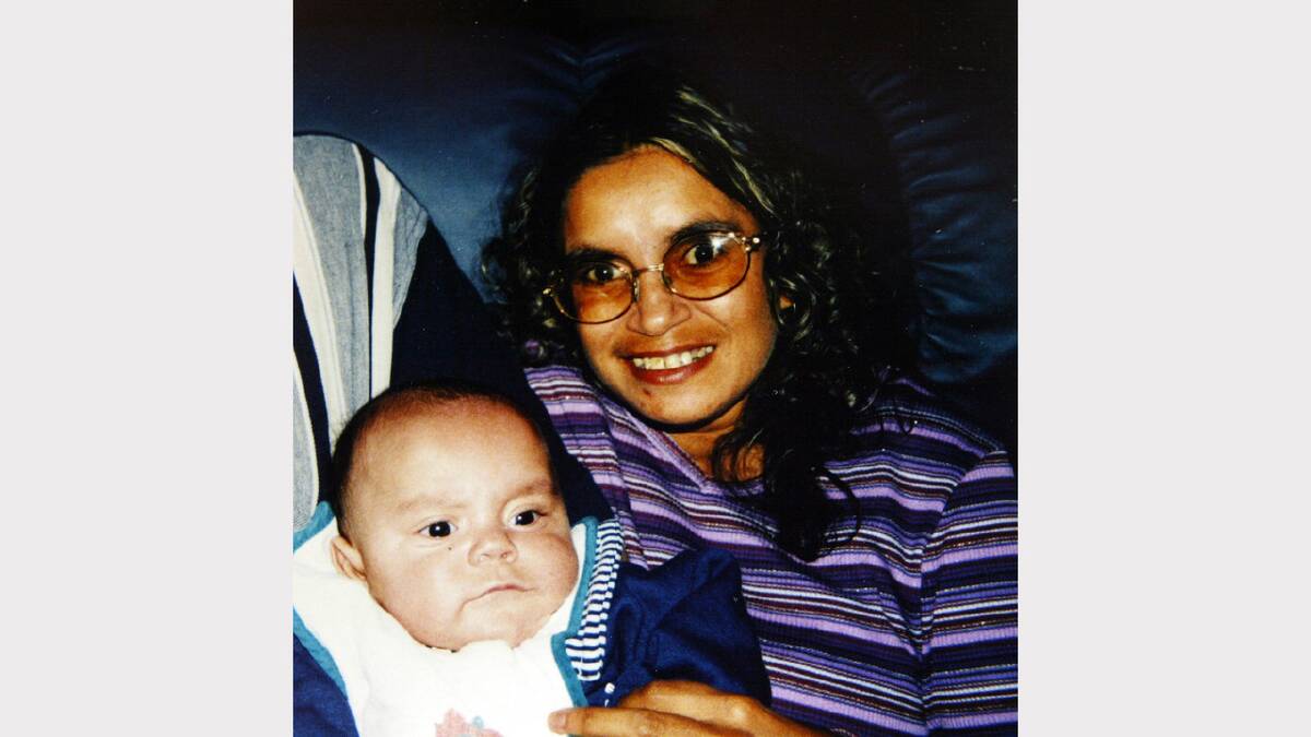 Donna Thomas and her son, Daniel, as a baby.