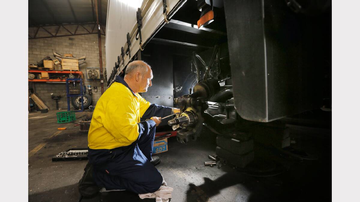 Steve McGuigan has proved to be a steady hand since starting his apprenticeship with Truck-Eez.