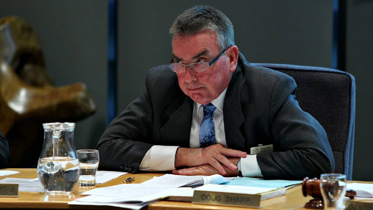 Chief executive Doug Sharp has been ordered by doctors to take stress-related leave. 