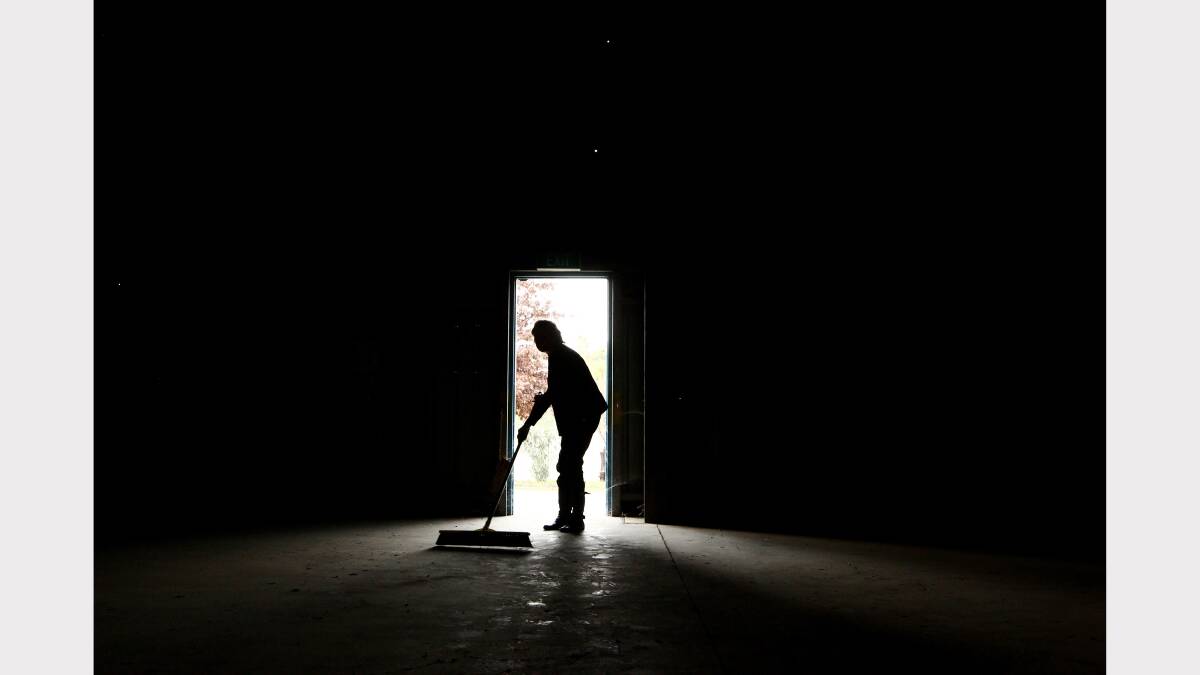 “I always like a darker element in a photo and the simplicity you get when you just have light and shade,” Thorpe says. This picture of Victoria Chick in a vacant warehouse tells the story she is preparing for something. “Simplicity is what draws people in and they wonder what it’s about,” he says. 