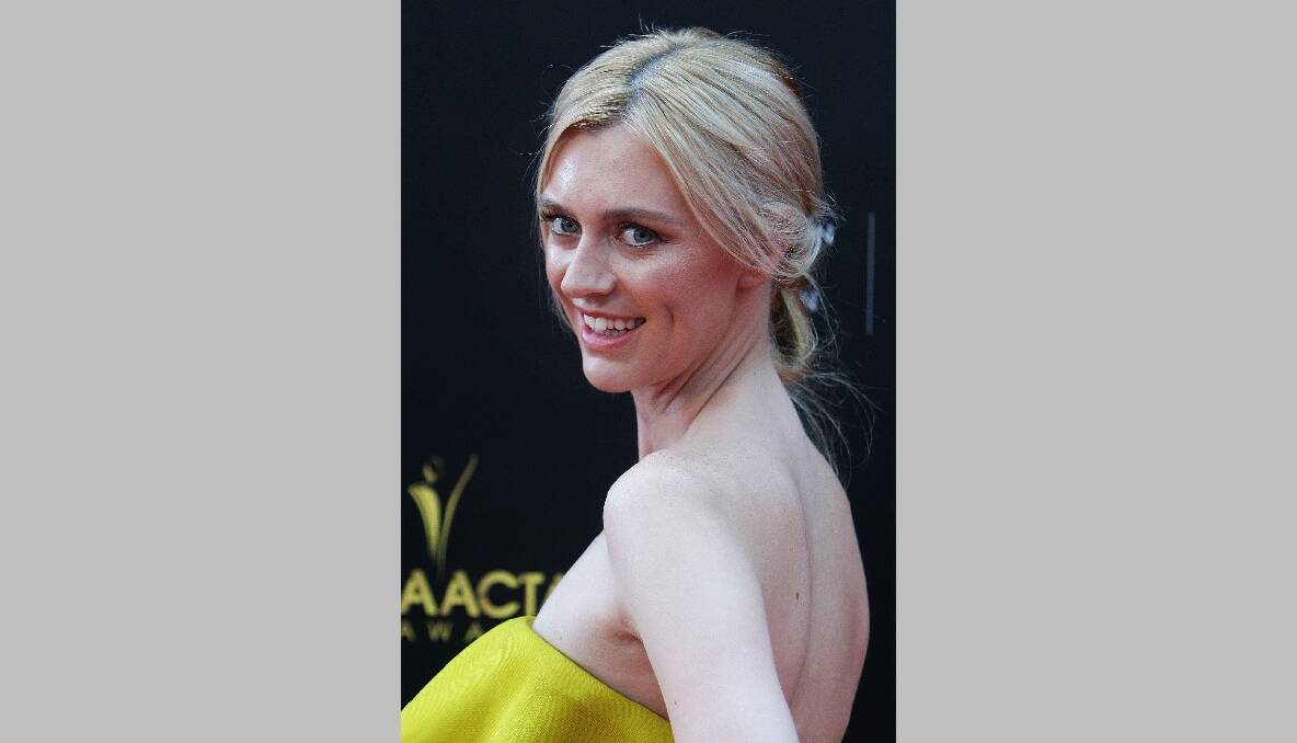 Gracie Otto arrives at the 2nd Annual AACTA Awards. Photo by Lisa Maree Williams/Getty Images