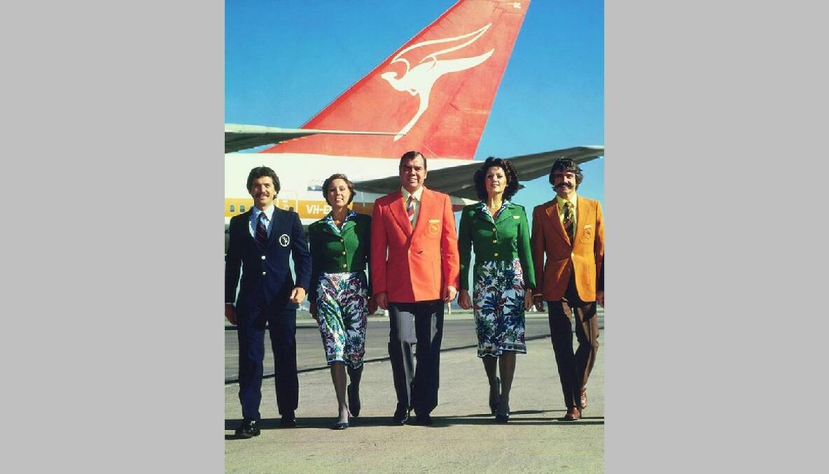 Qantas uniforms 1974-1985.