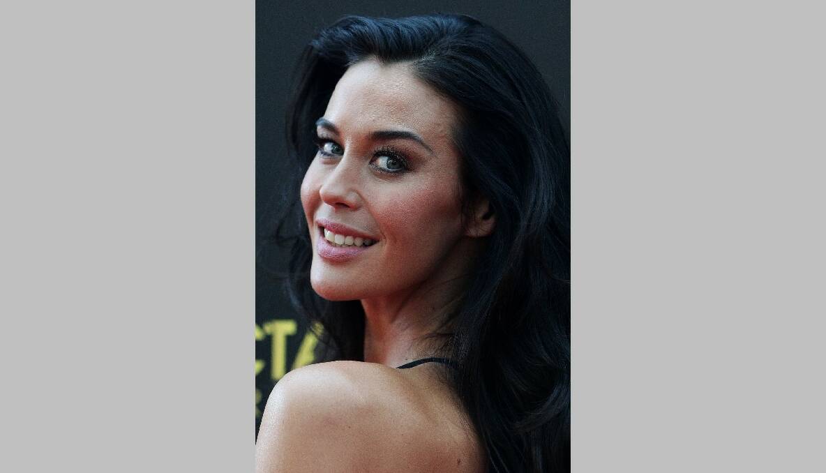 Megan Gale arrives at the 2nd Annual AACTA Awards. Photo by Lisa Maree Williams/Getty Images