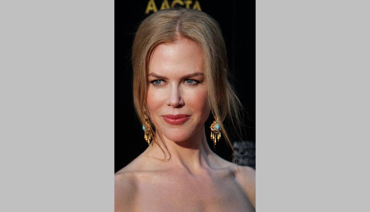 Nicole Kidman arrives at the 2nd Annual AACTA Awards. Photo by Lisa Maree Williams/Getty Images