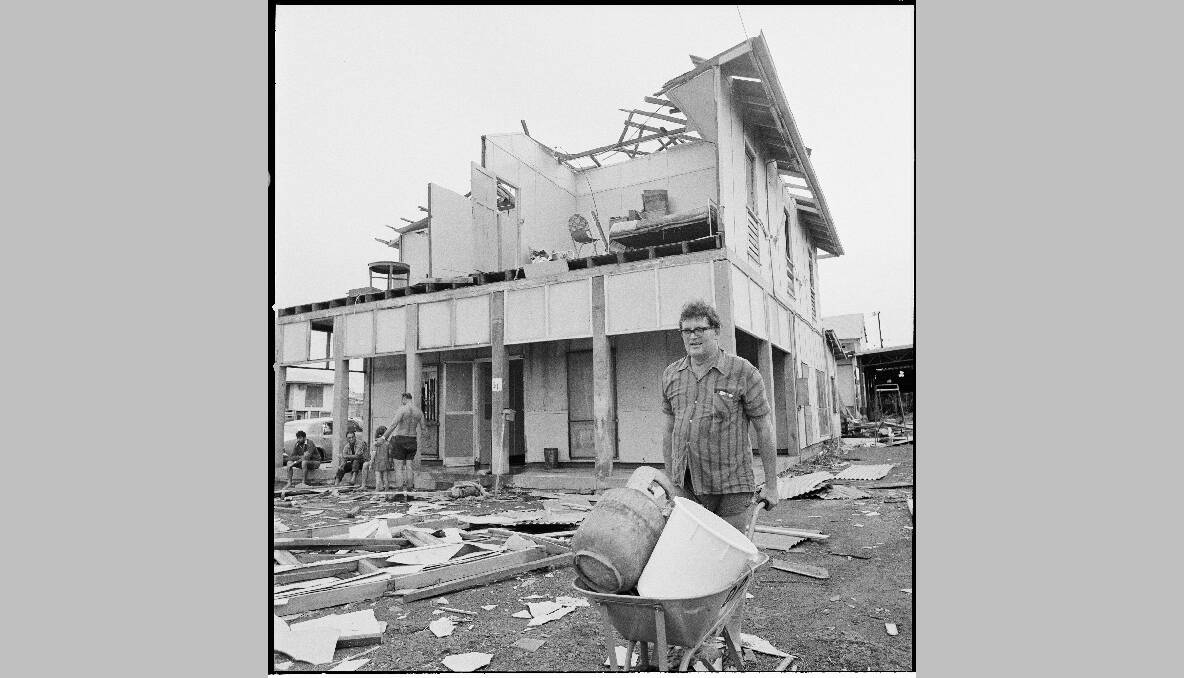 Aftermath of Cyclone Tracy in Darwin, 1974. Photo: National Archives of Australia