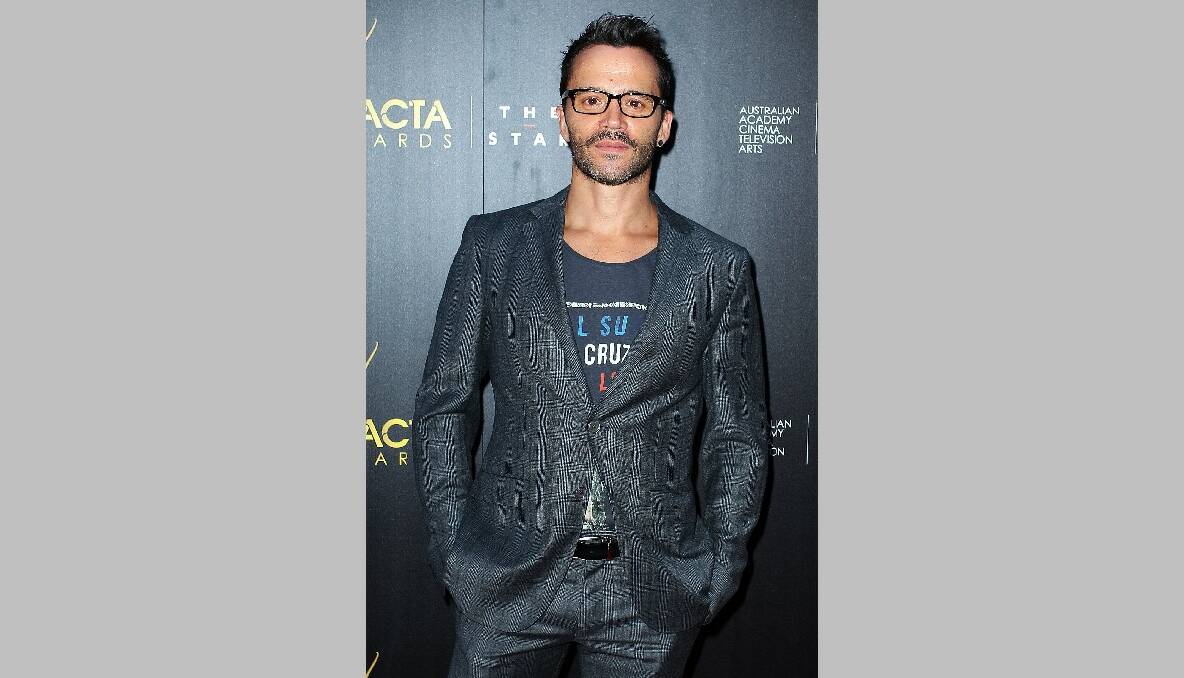 Damian Walsh-Howling arrives at the 2nd Annual AACTA Awards. Photo by Lisa Maree Williams/Getty Images
