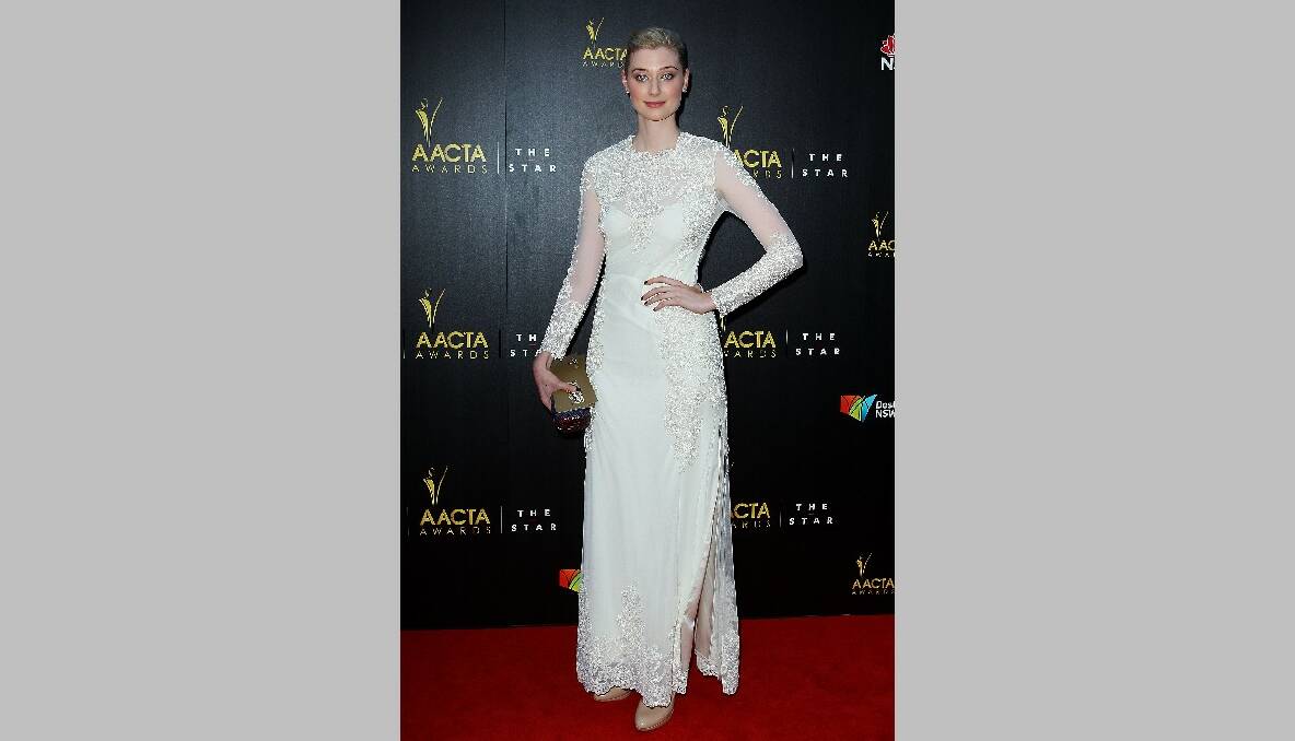 Elizabeth Debicki arrives at the 2nd Annual AACTA Awards. Photo by Lisa Maree Williams/Getty Images
