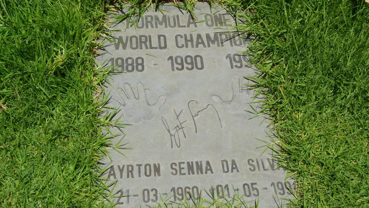 Many will stop at the plaque commemorating racing's Ayrton Senna da Silva during this year's Clipsal 500 race in Adelaide.