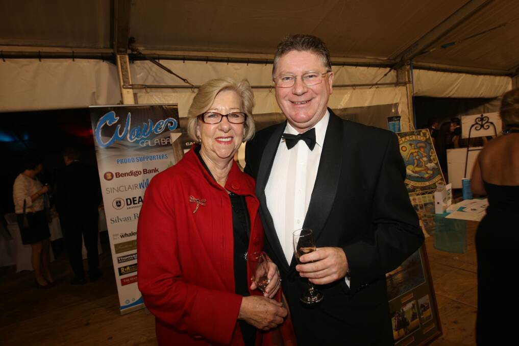Denis Napthine and his wife Peggy at a formal event last year.