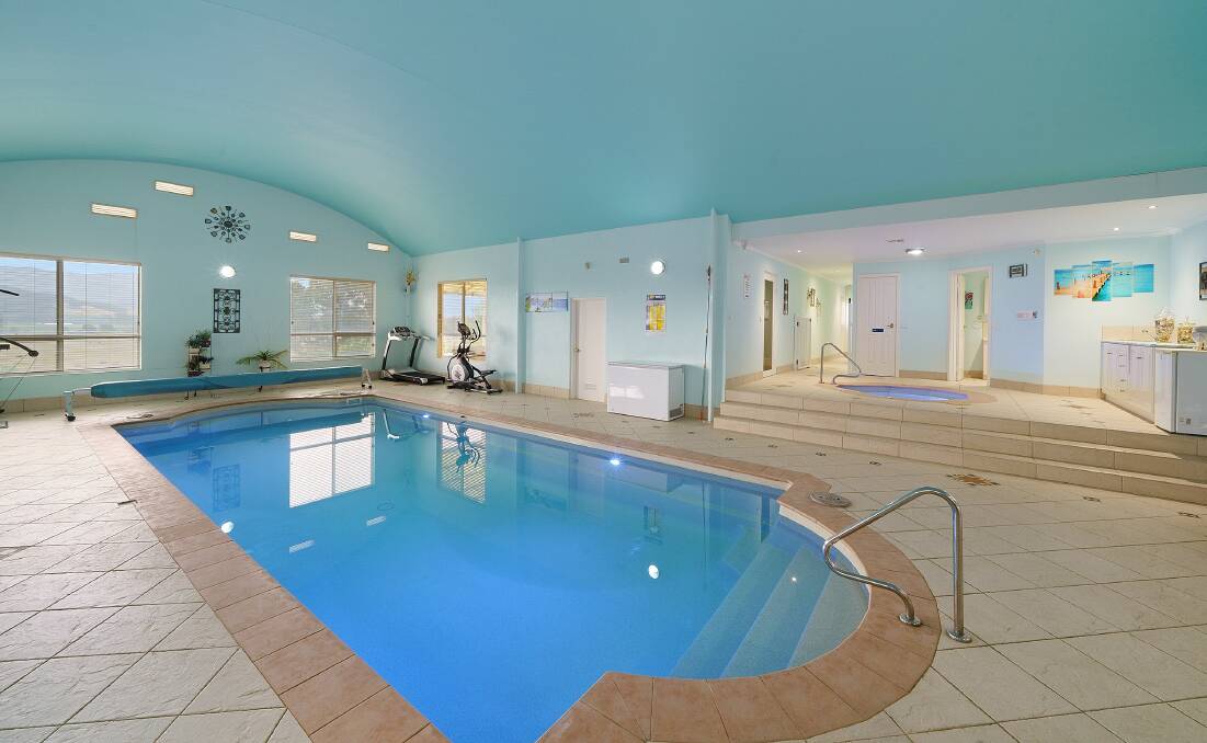 You could be doing laps all year round in this heated indoor pool which is a feature of this week's House of the Week.
