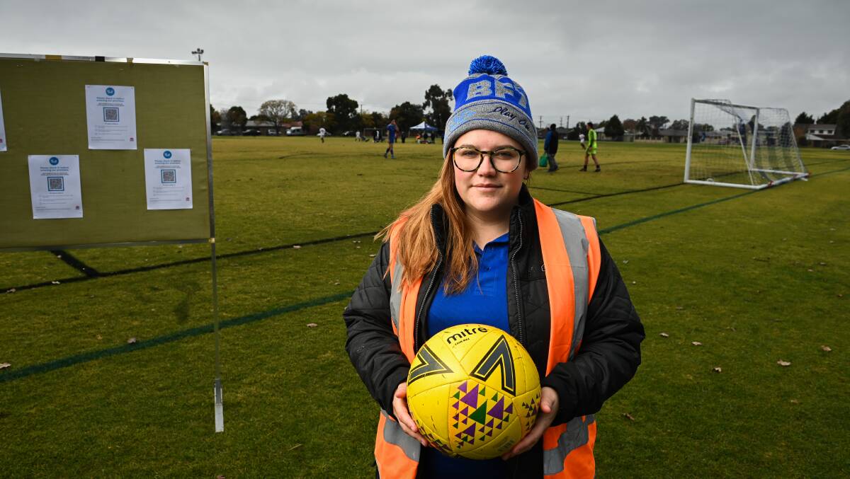 COVID CONTROL: Albury City Football Club's vice president and COVID marshall Brodie Dryden said restrictions are difficult to enforce. Picture: MARK JESSER