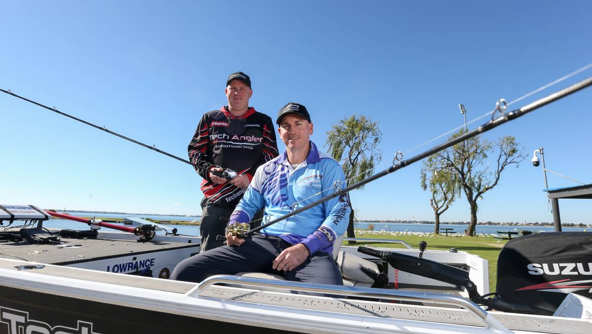 GOING FISHING: Tournament coordinator Steve Galvin and Simon Ryan are looking forward to this weekend's fishing competition at Mulwala. Picture: TARA TREWHELLA.
