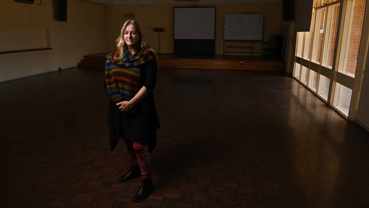 SHELTER READY: Wang Night Shelter team member Di Duursma says the shelter will operate out of four churches in the city over the next three months and people can donate goods and money to help out others. Picture: MARK JESSER