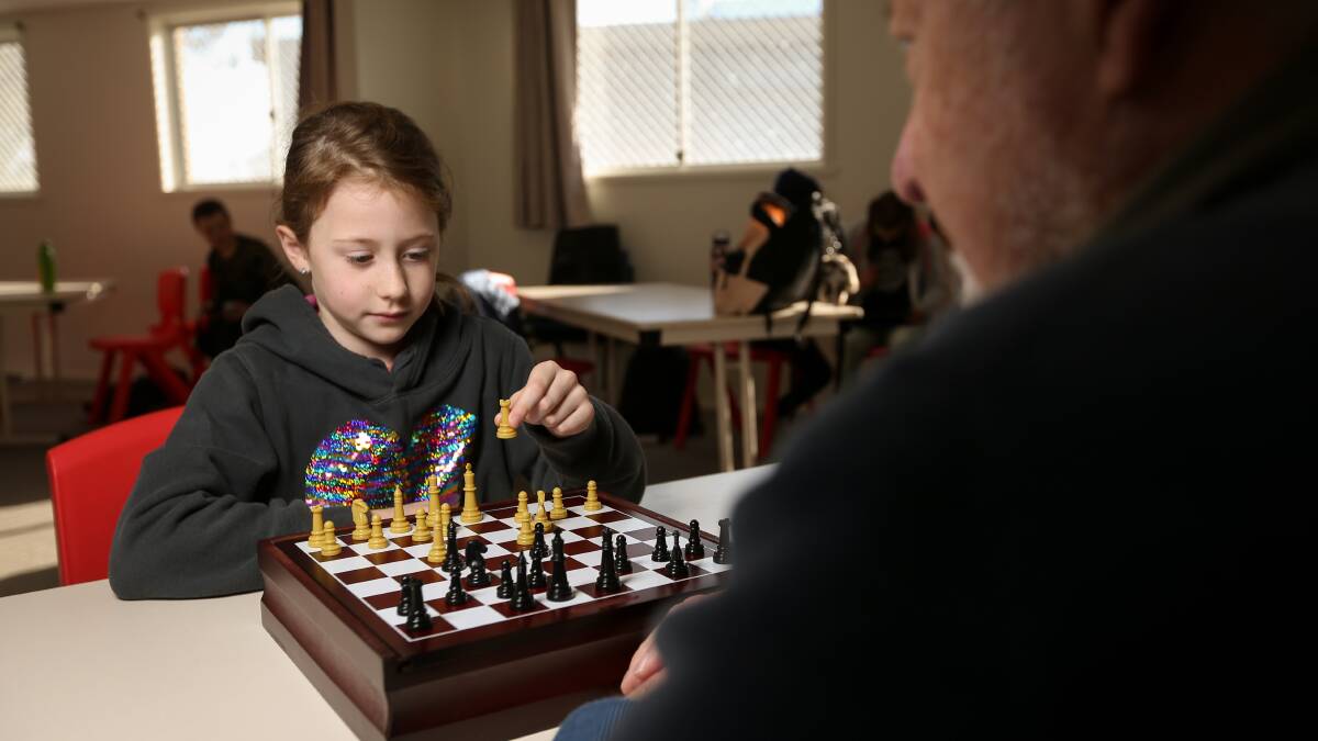 Devoted 8-year-old chess player finds competition her own age