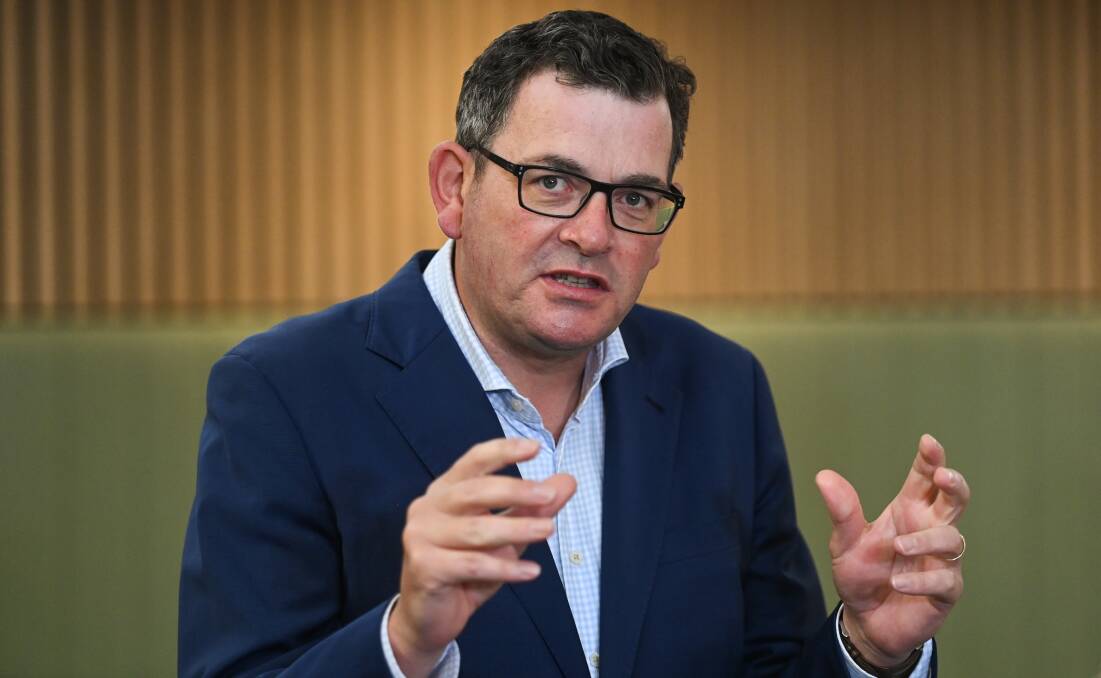 NO FUNDING: Premier Daniel Andrews would not commit to funding a new hospital for Albury Wodonga Health.