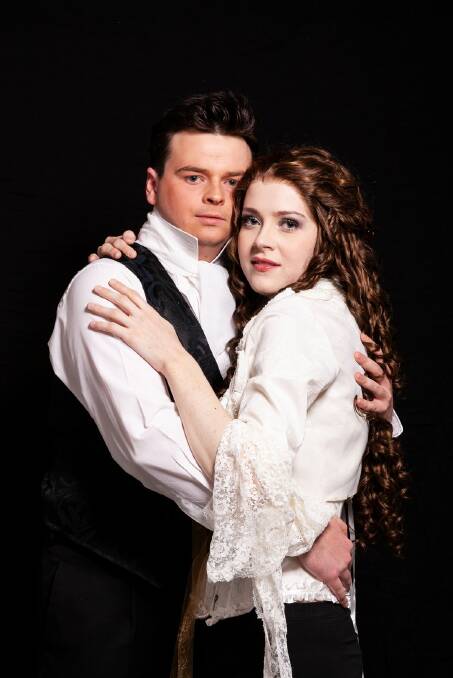 YOUNG LOVE: Mr McIntyre and Ms Heath started dating during rehearsals for the production. Picture: ROB LACEY.
