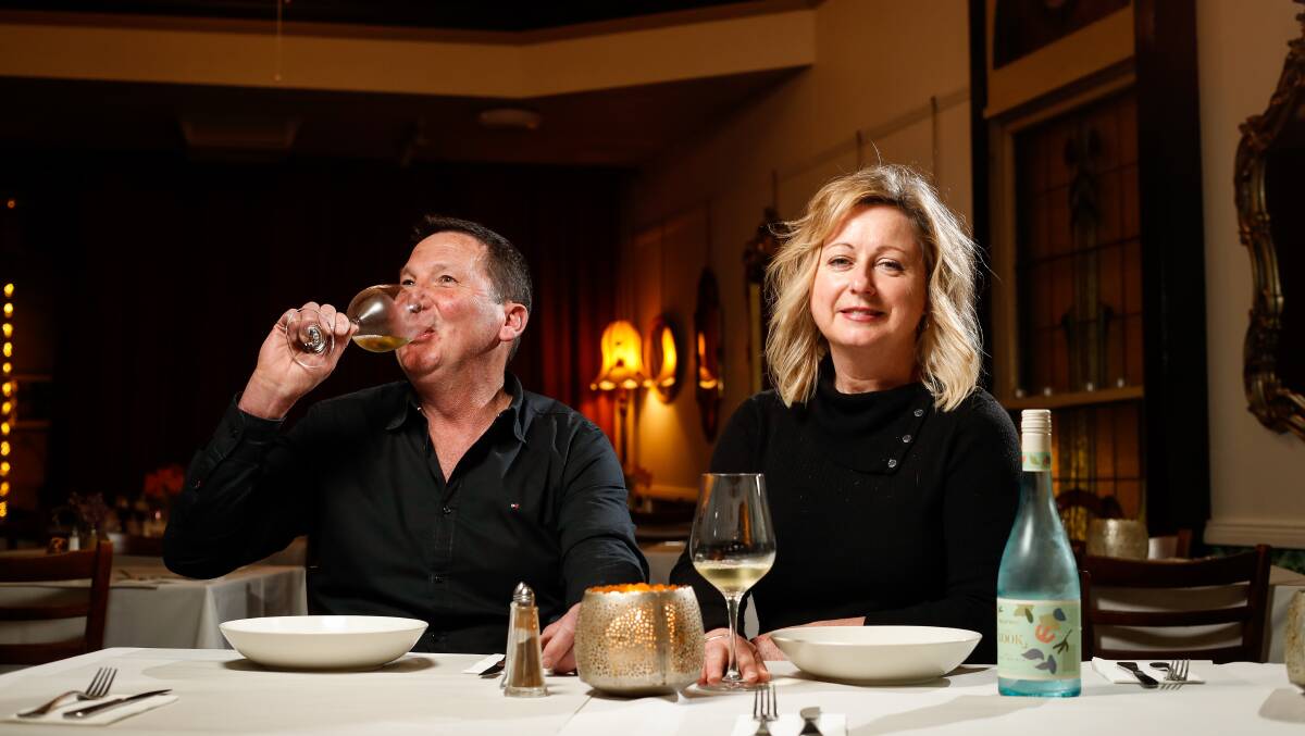 Wangaratta's Cafe Martini Bull's Head Hotel owners Mark and Belinda Sorrensen will feature on Kitchen Nightmares Australia, which premieres on Wednesday night. Picture by James Wiltshire