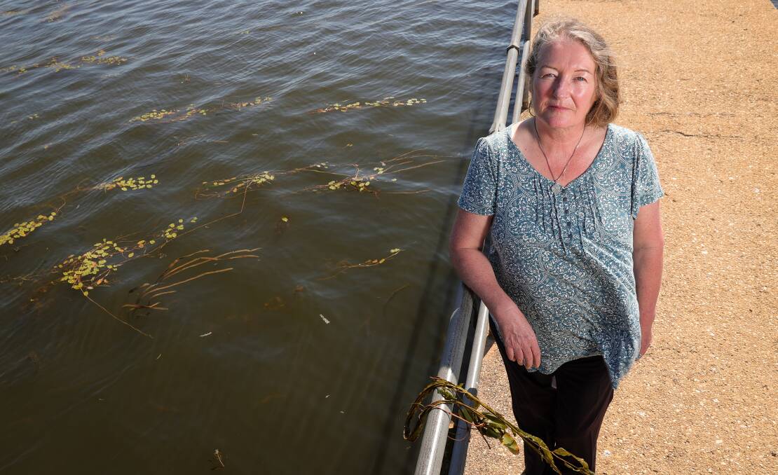 WEED PROBLEM: Goulburn-Murray Water water storage services general manager Martina Cusack says the lake will be lowered to control the water weed. Picture: JAMES WILTSHIRE