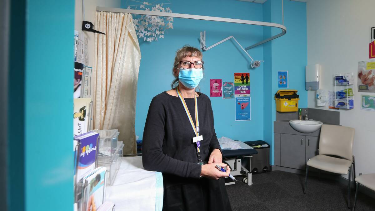FRIENDLY FACE: Gateway Health sexual health nurse Ange Davidson in her consulting room in Wodonga. Picture: TARA TREWHELLA