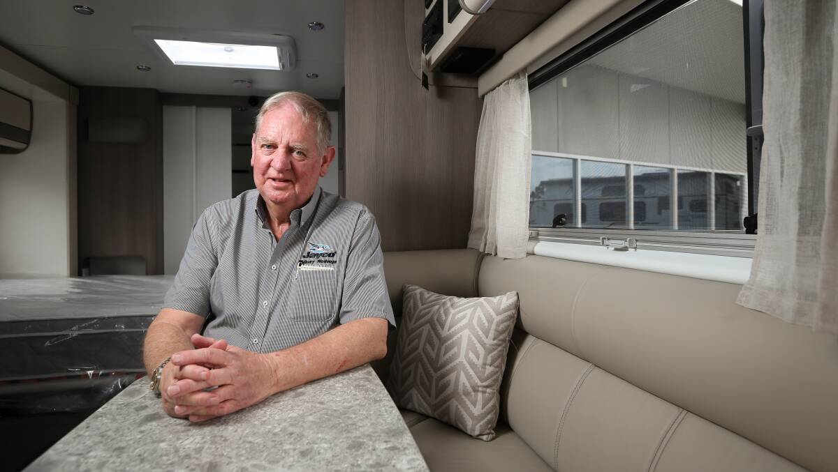 BUSINESS JOURNEY: Jayco Albury Wodonga dealer principal Michael Houlihan reflects on the highs and lows of business during COVID-19. Pictures: JAMES WILTSHIRE