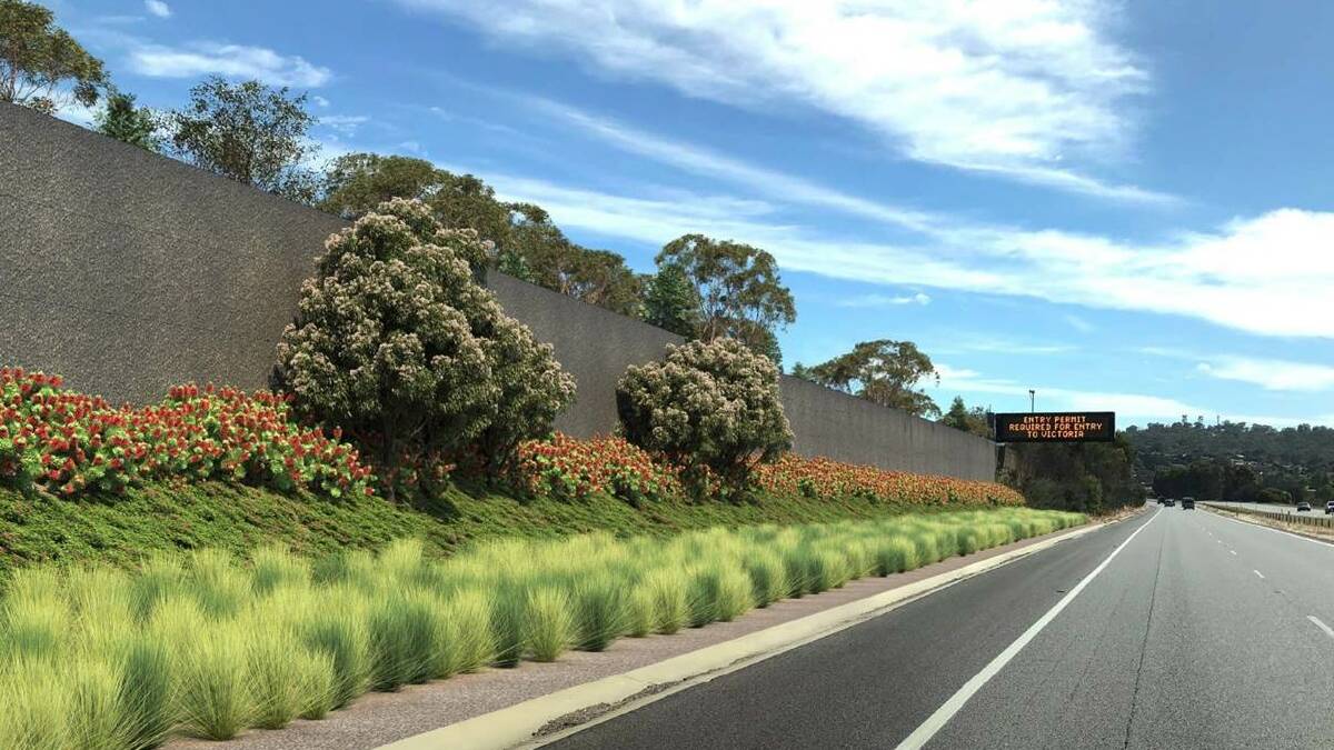 VISION: Concept design renders of the northbound shoulder. Picture: TRANSPORT FOR NSW