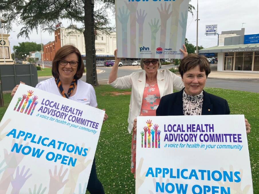 OUT AND ABOUT: Griffith LHAC Chair Margaret King, Narrandera LHAC chair Gayle Murphy and Lockhart LHAC Chair Fran Day OAM. Picture: SUPPLIED