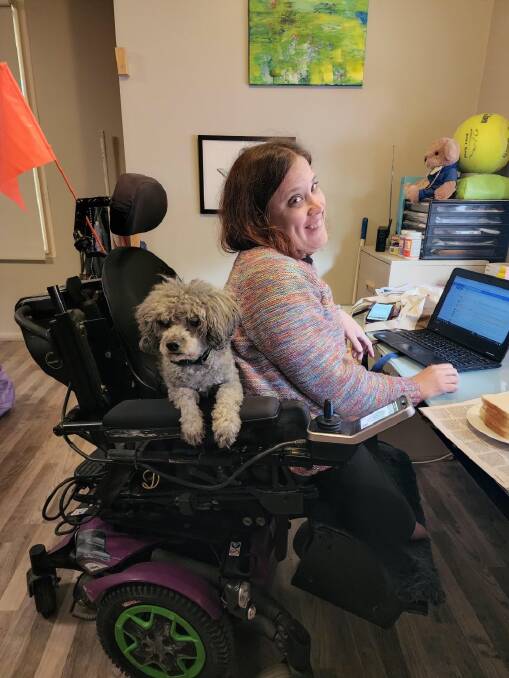 ROLLING THROUGH GOALS: Border resident Kate Fiedler will perform in the This Is My Brave production to share her experiences as a person who uses a wheelchair, as part of a submission to the disability Royal Commission. Picture: SUPPLIED