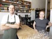 AT WORK: Rutherglen's Grace restaurant owner Matthieu Miller and manager Katie Stiffe say they are lucky to have the staff they do. Picture: ASH SMITH