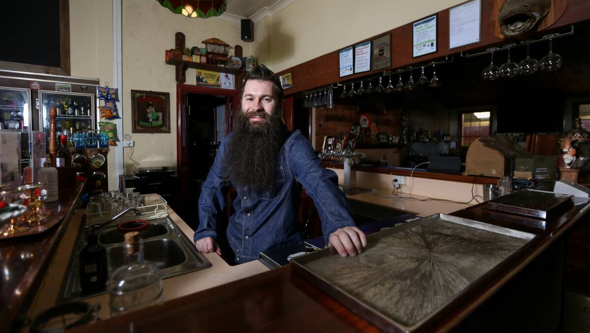 WELCOME SMILE: The Vine Hotel owner Jimmy Ladgrove says he's shocked to receive a Music Victoria Industry Award. Pictures: TARA TREWHELLA
