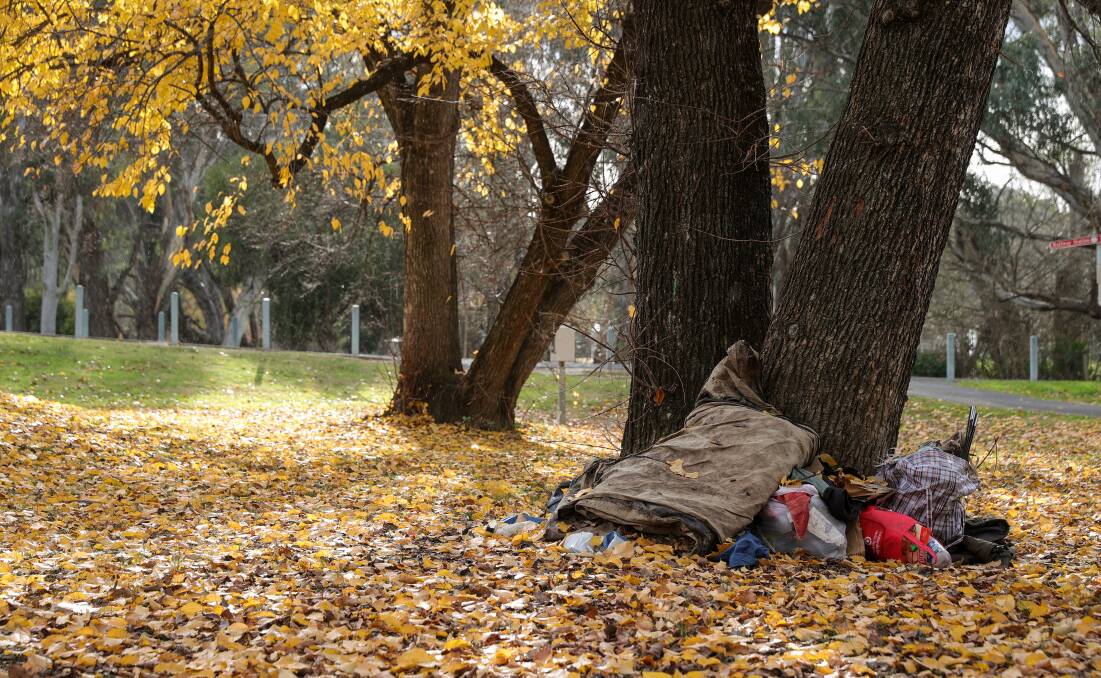 MAKING DO: Homeless people have been camping along the rivers in Wangaratta. Picture: JAMES WILTSHIRE