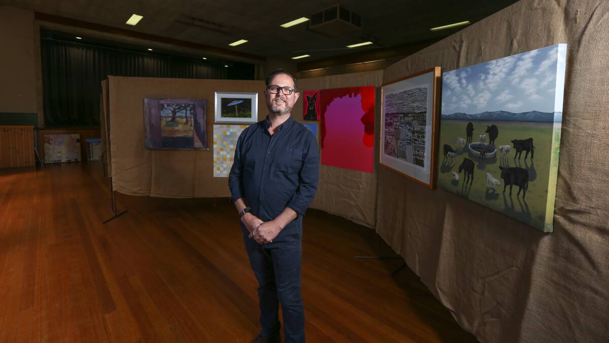 SEE AND DO: Federation Art Prize committee chair Aaron Nicholls says the exhibition will take place from Friday through to the end of October. Picture: TARA TREWHELLA