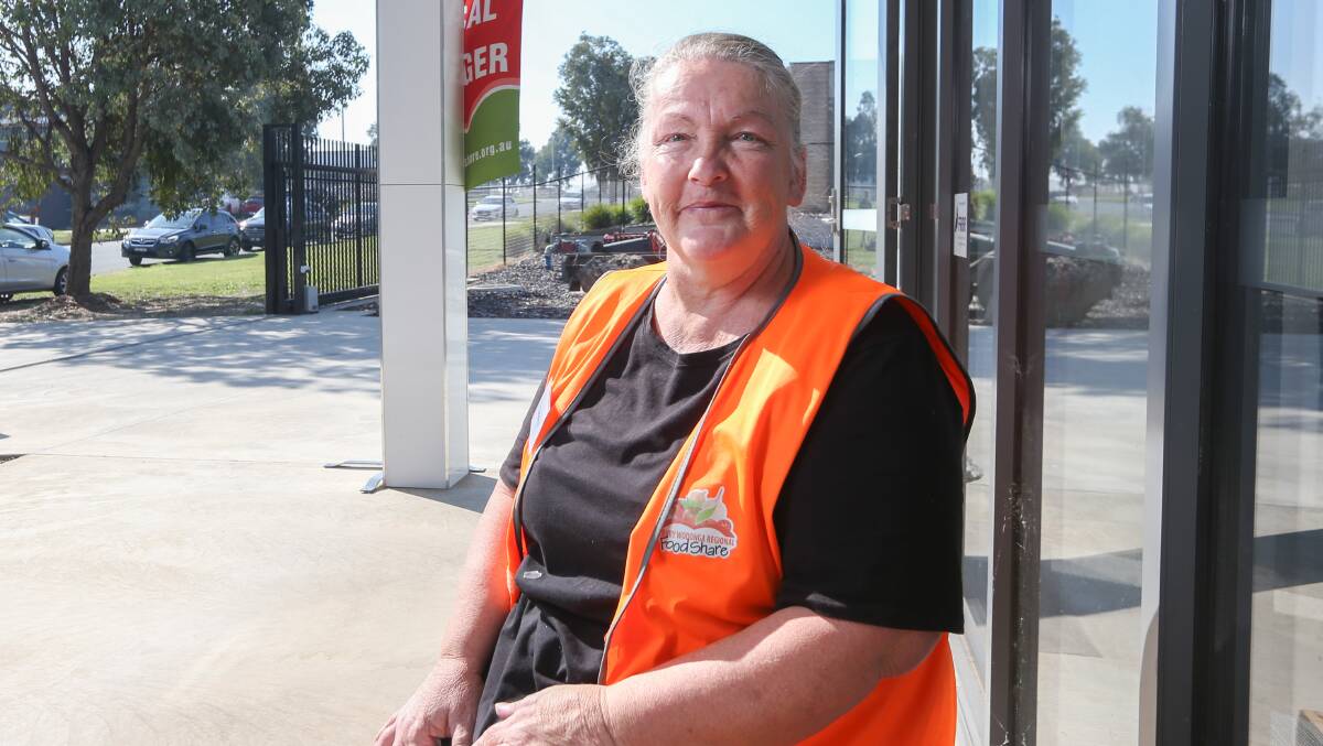 GIVING BACK: Albury Wodonga FoodShare Volunteer Deanne Day was once a recipient of the services herself. PHOTO: TARA TREWHELLA