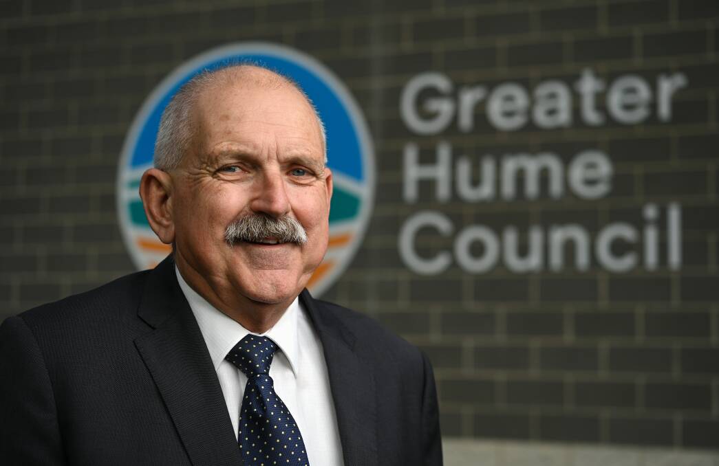 LEAVING: Greater Hume Council general manager Steven Pinnuck will serve his last day in the role today, before he enters retirement. He says he's not a natural leader, but has learnt leadership skills along the way. Evelyn Arnold will take over the general manager role. Picture: MARK JESSER